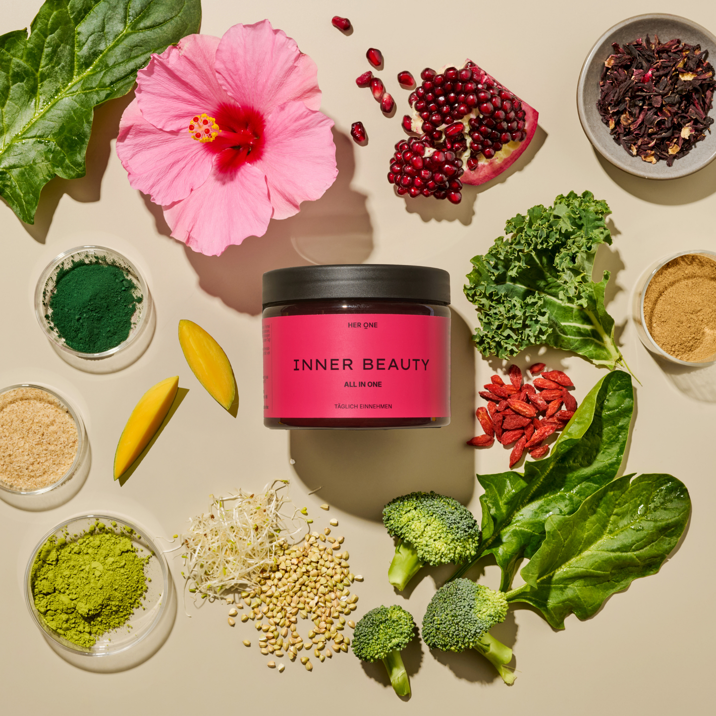 INNER BEAUTY All in One Waldbeere-Geschmack