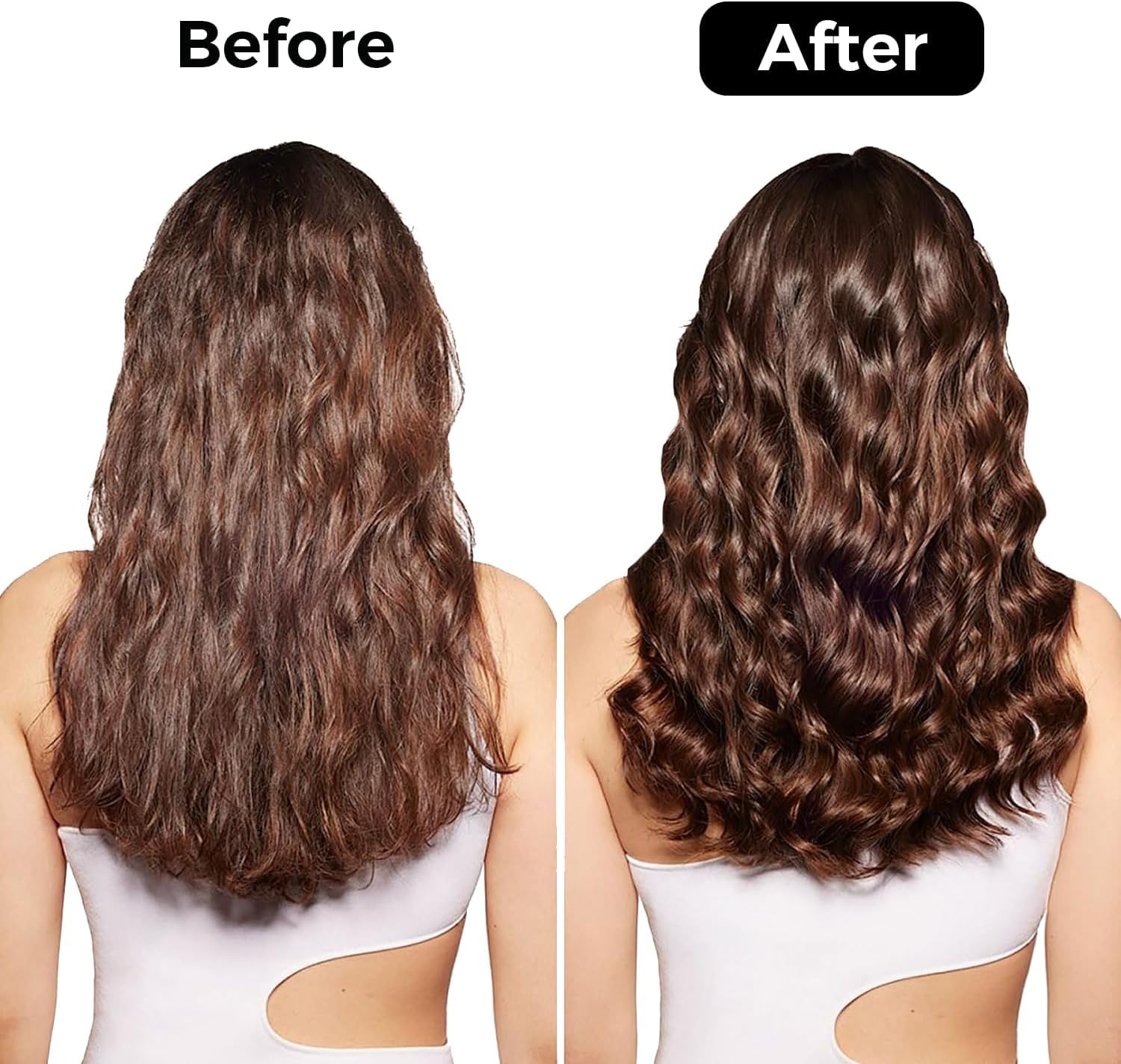 Brosse à boucler beige 28 cm